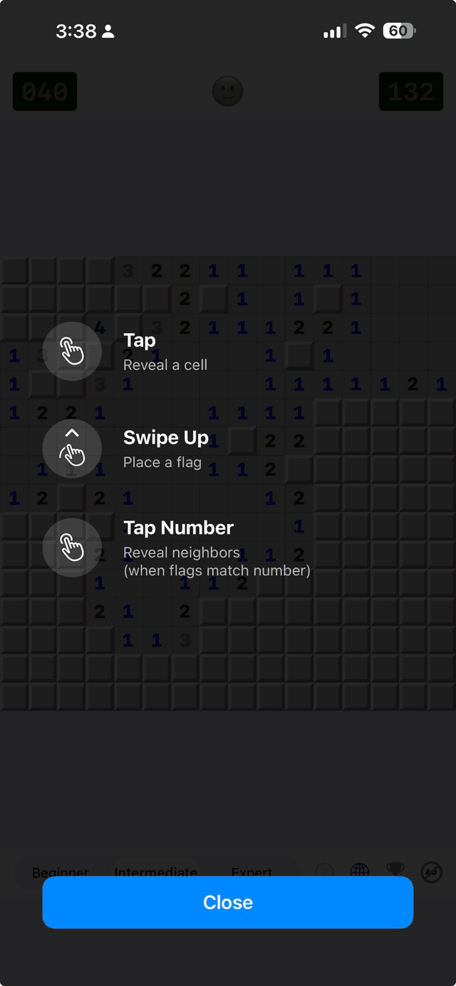 Expert mode